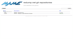 Desktop Screenshot of git.redump.net